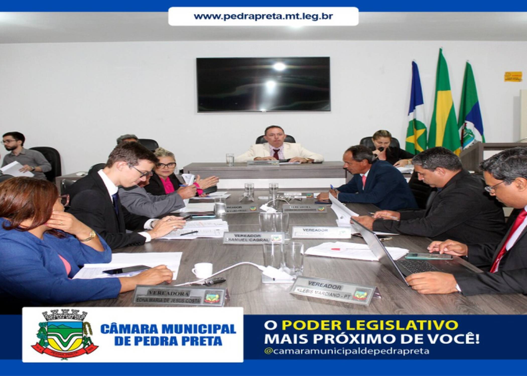 20ª Sessão Ordinária da Câmara Municipal de Pedra Preta – MT