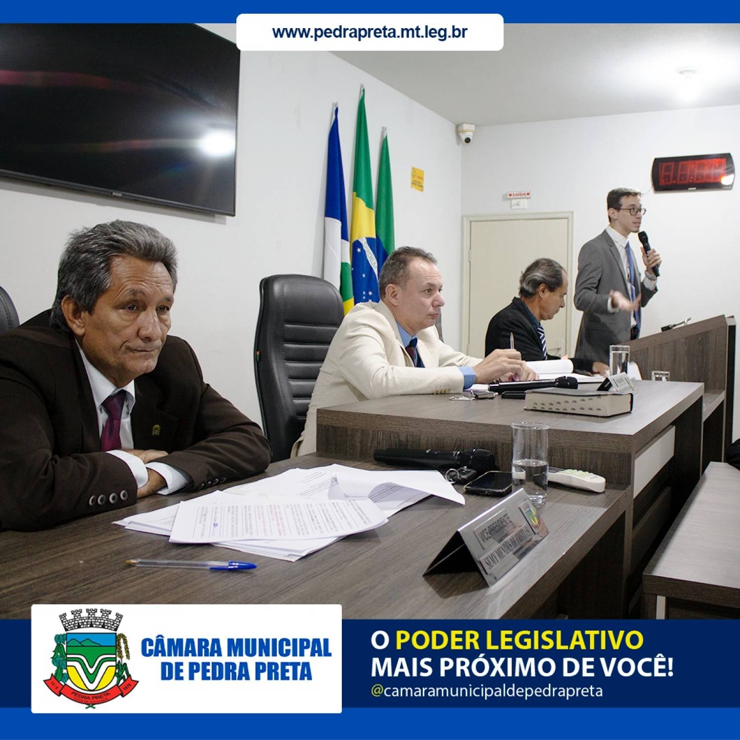 10ª Sessão Ordinária da Câmara Municipal de Pedra Preta - MT